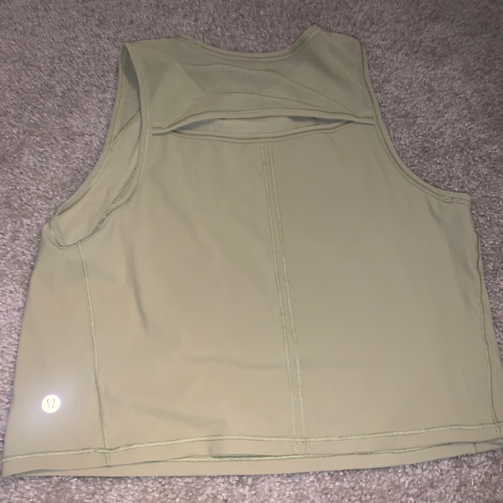 Lululemon sculpt crop tank
